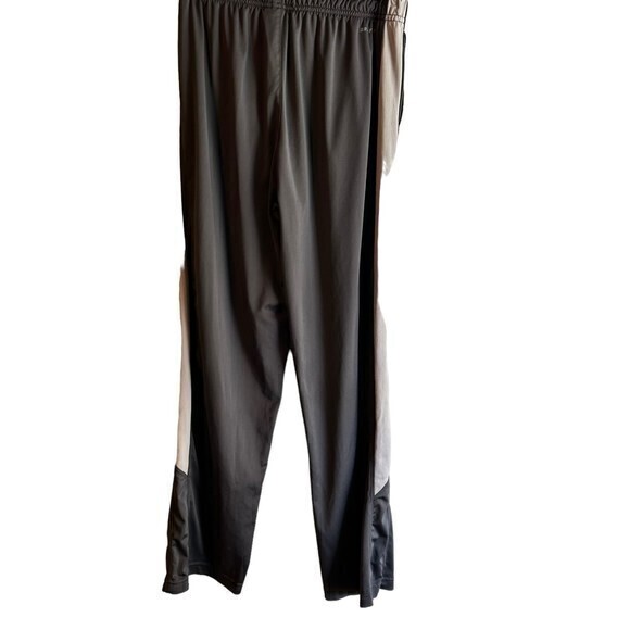 Nike Dri-Fit Track Pants Womens XS Grey and  white  High Waisted  Gym ‎ Joggers - Picture 4 of 4